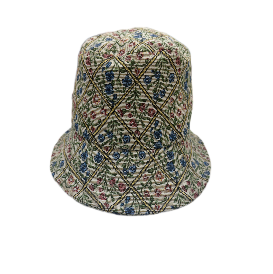 Floral cotton bucket hat